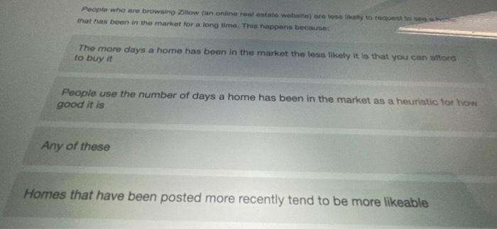 People who are browsing Zillow (an online rool