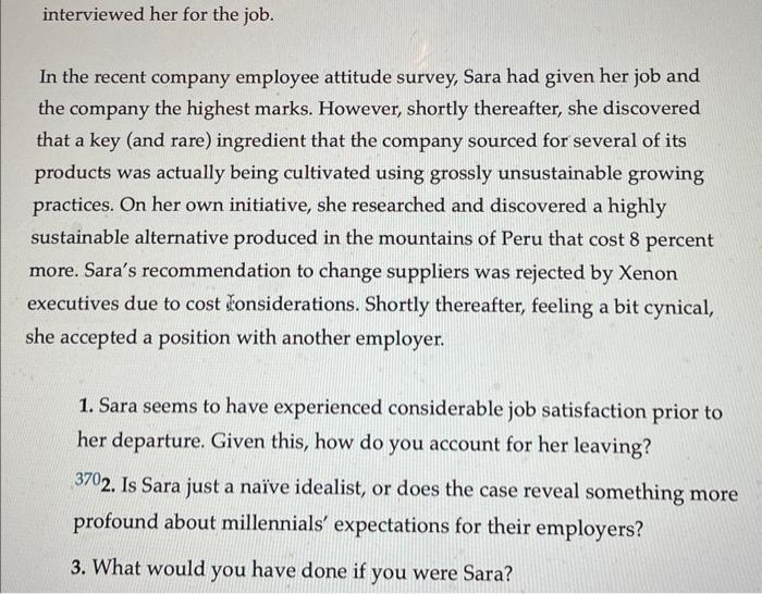 At 24, Sara Tremblay felt she had landed her