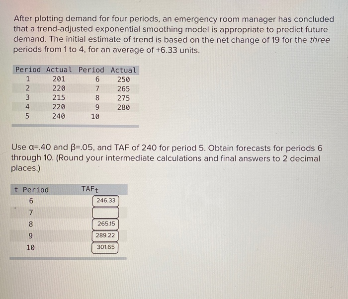 I have figured out the answer for 6 but the