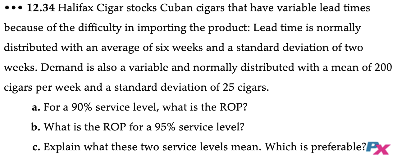 USING THIS INFORMATION: a) For a 94% service