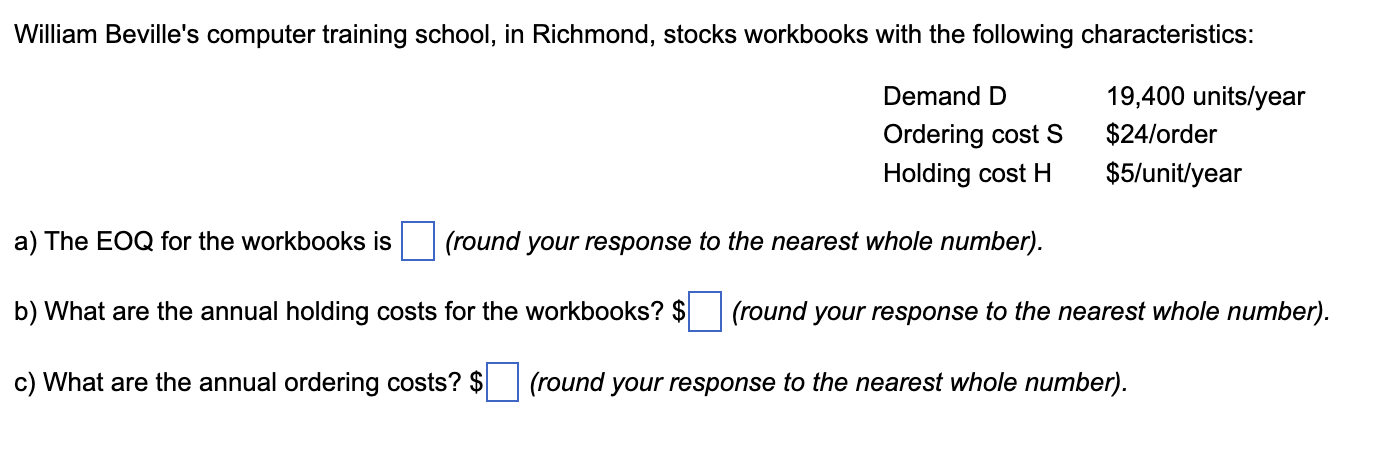 William Beville's computer training school, in