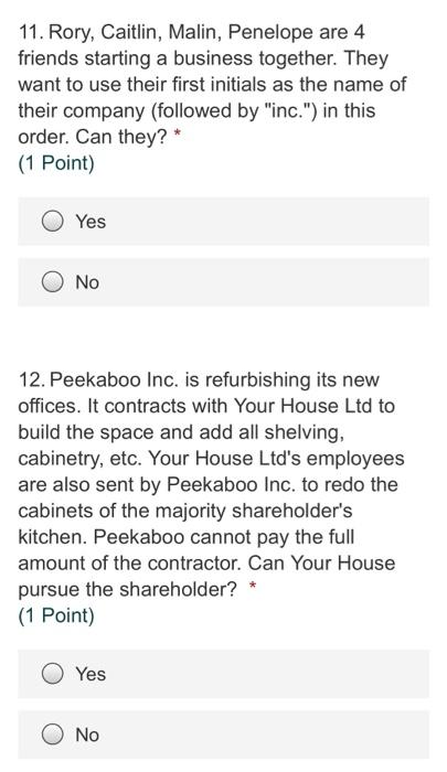 9. Your company makes an agreement with a small