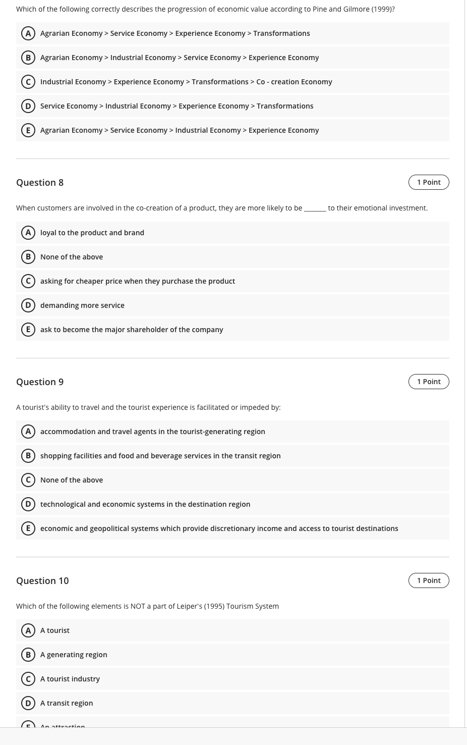 Which of the following correctly describes the