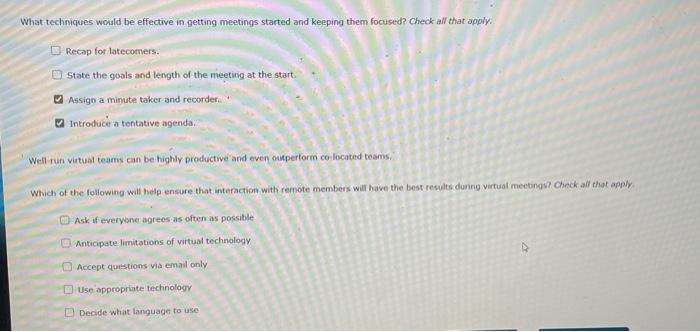 The staff meeting started at 2 p.m., but Megan