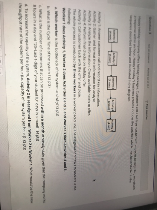 Flag question Happy Holiday company offers