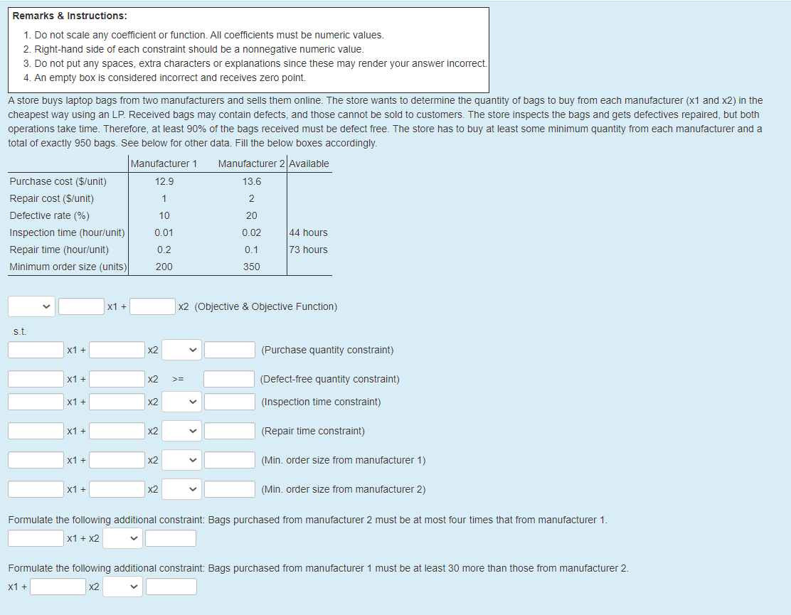 Remarks & Instructions: 1. Do not scale any