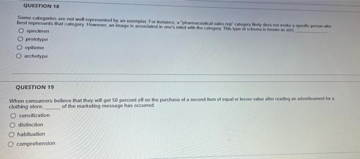 could you help me with this one QUESTION 18 Some
