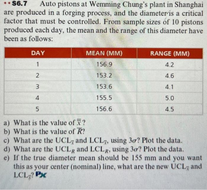 need help using excel s6.7 Auto pistons at