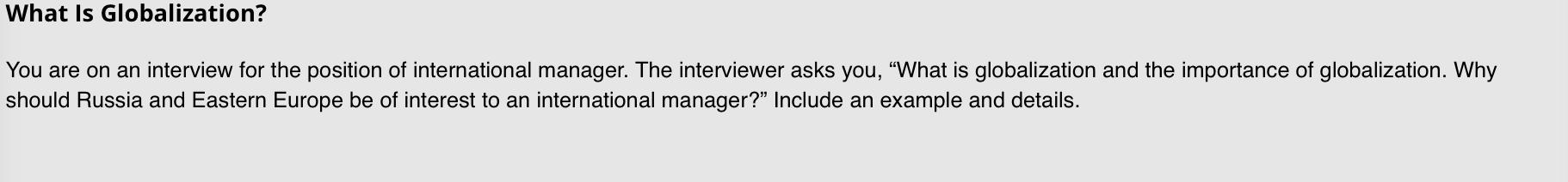 Please answer in your own words! Thank you What