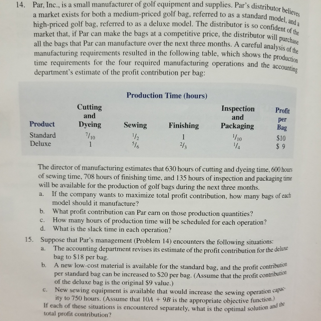 I just need the answers to #15 please. Profit