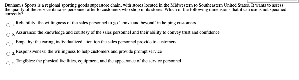 Dunham's Sports is a regional sporting goods