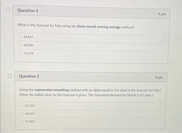 Demands for a newly developed salad bar at the