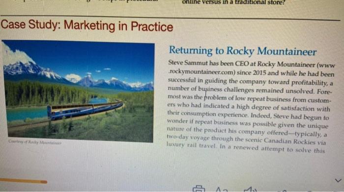 Subject is cunsumer behavior this is the case