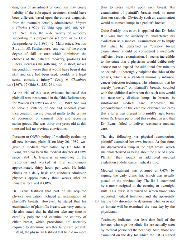 Were all the elements required in a negligence