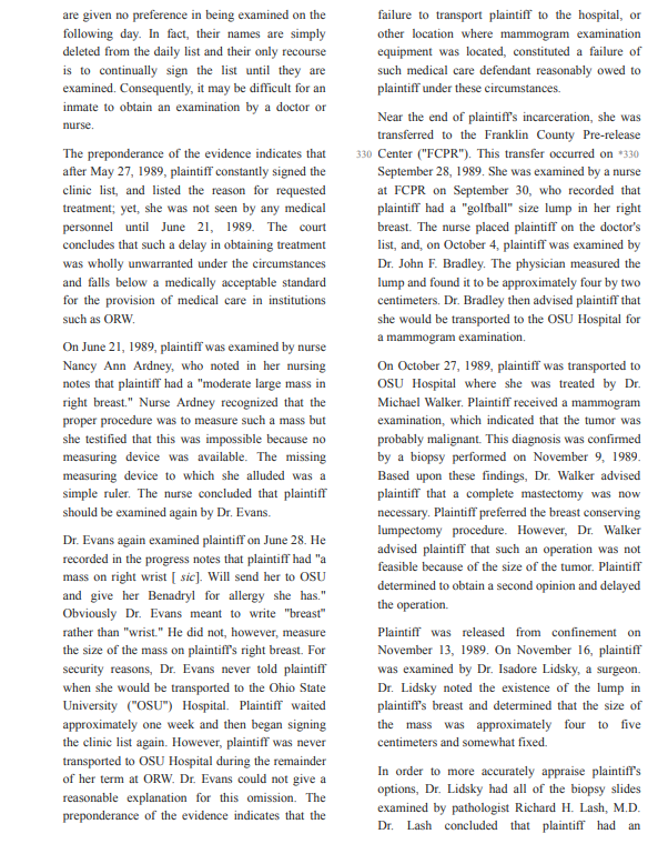 Were all the elements required in a negligence