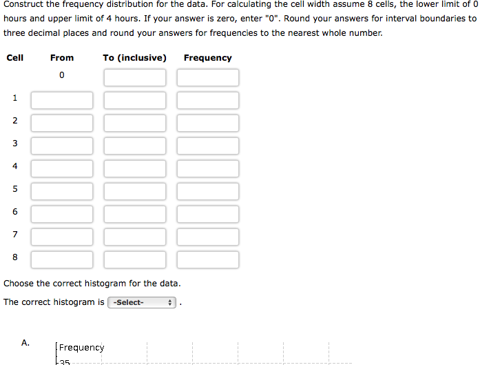 In the table below provides sample times in hours