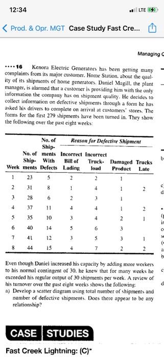 only need answer for question number 2 12:34 LTE