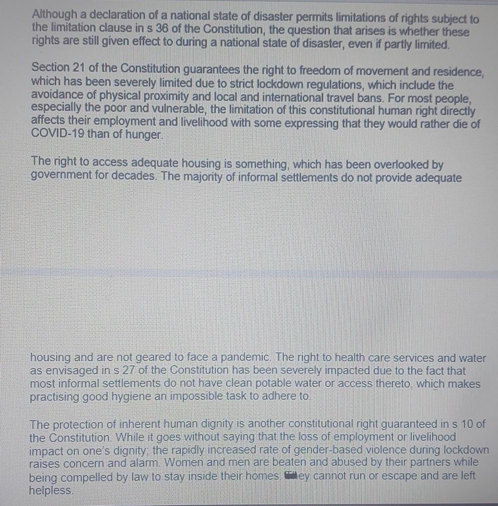 Carefully read the case study below. Government's