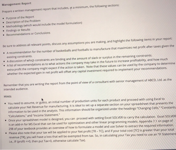 Note- I need Linear Programing, Excel Model and