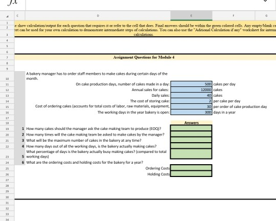 Please answer and show Calculations C 1 2 e show