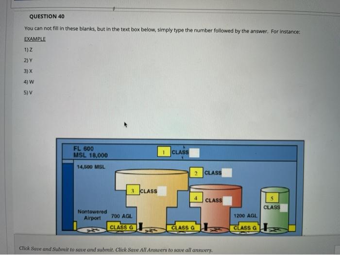 QUESTION 37 Identify the two different airport