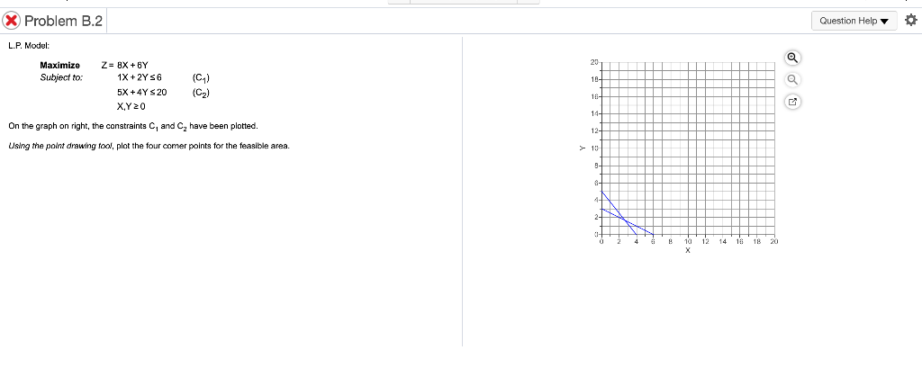 X Problem B.2 Question Help O L.P. Model: 20
