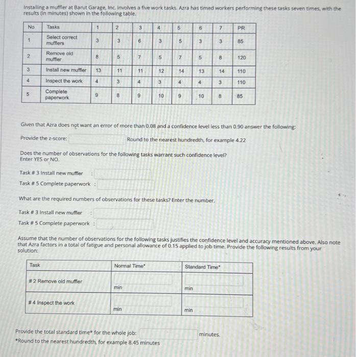 Installing a muffler at Barut Garage, Inc.
