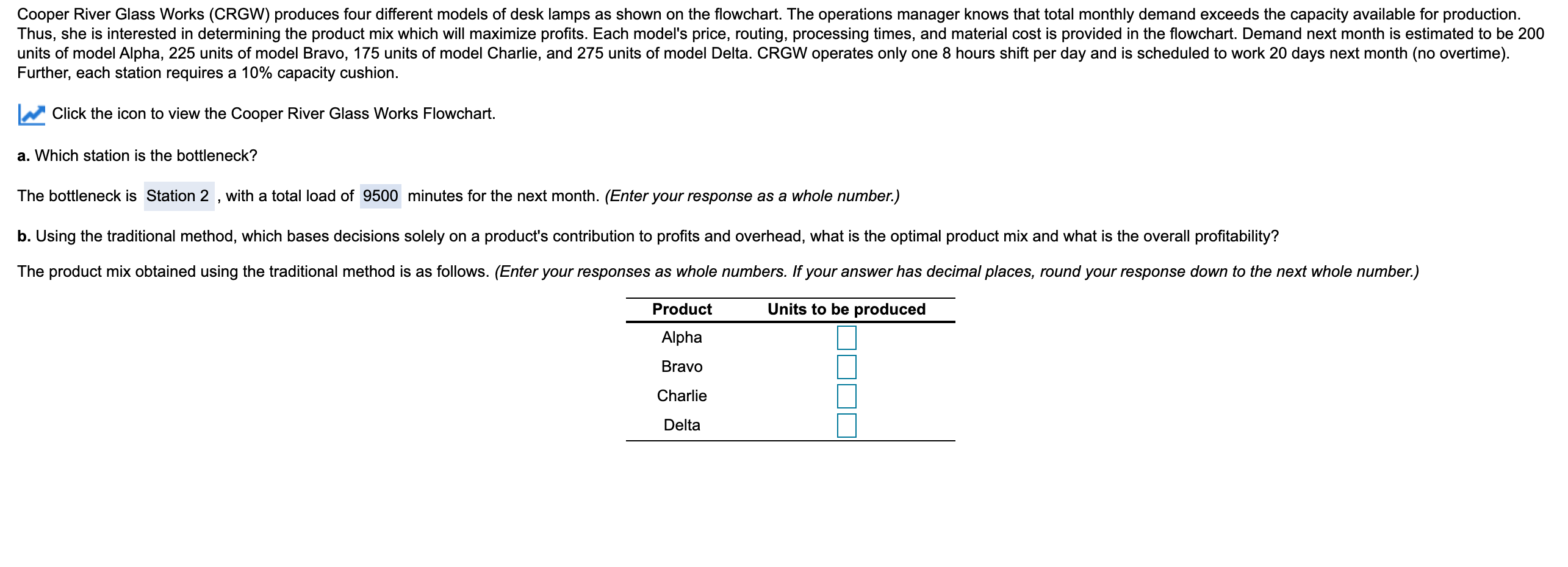 c. Using the bottleneck-based method, what is the