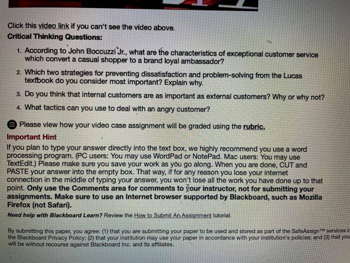 answer question no need for texbook. the video is