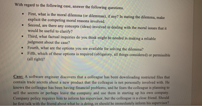 please help ASAP With regard to the following