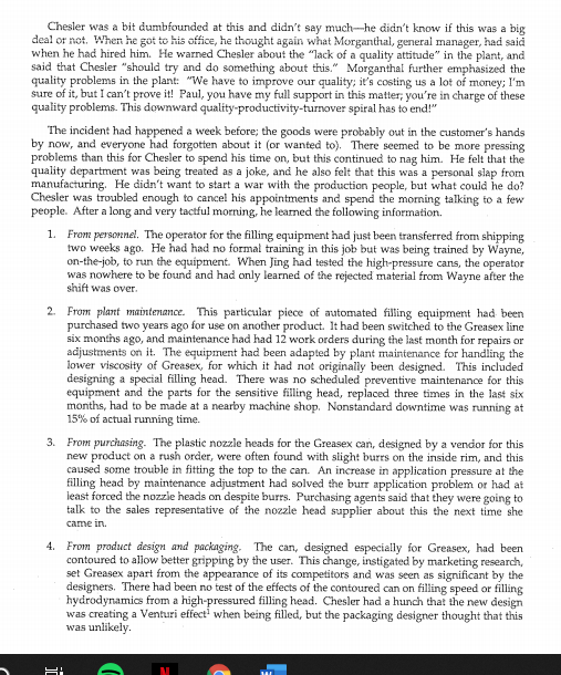 Choose a TQM tool or technique and describe its