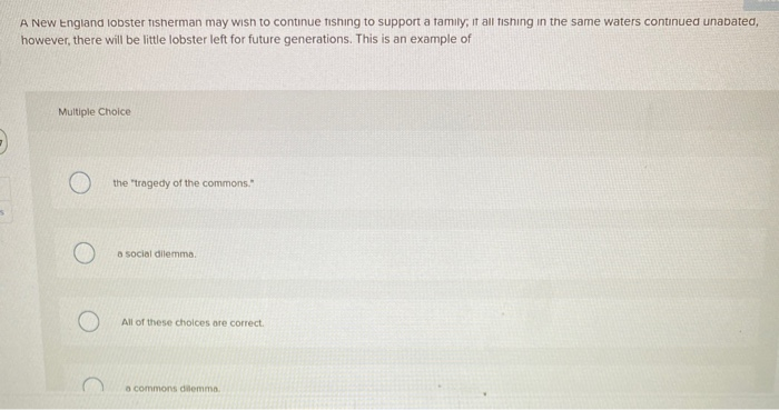 A New England lobster fisherman may wish to