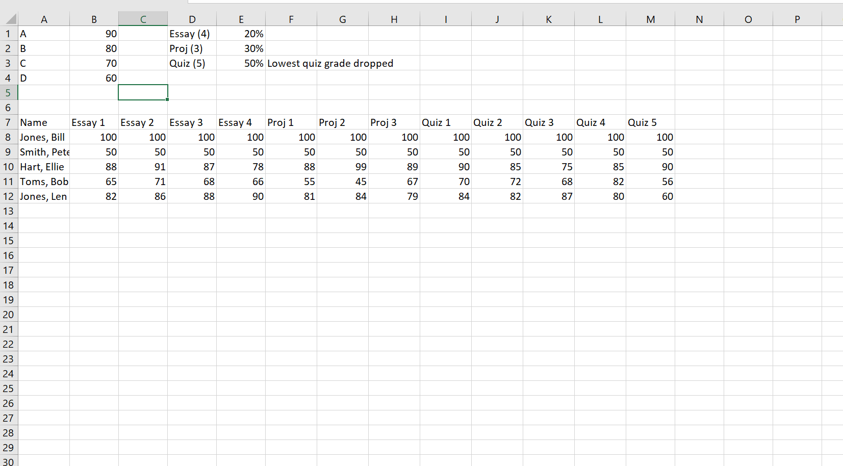 Excel Assignment 2 Overview This is an individual