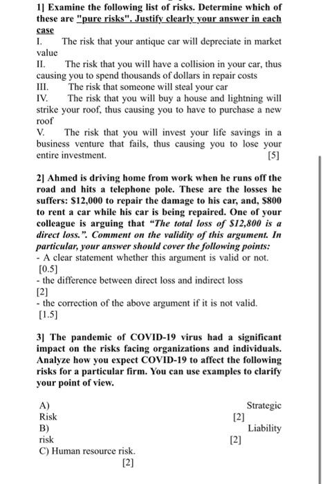 - Introduction to Insurance and Risk Management