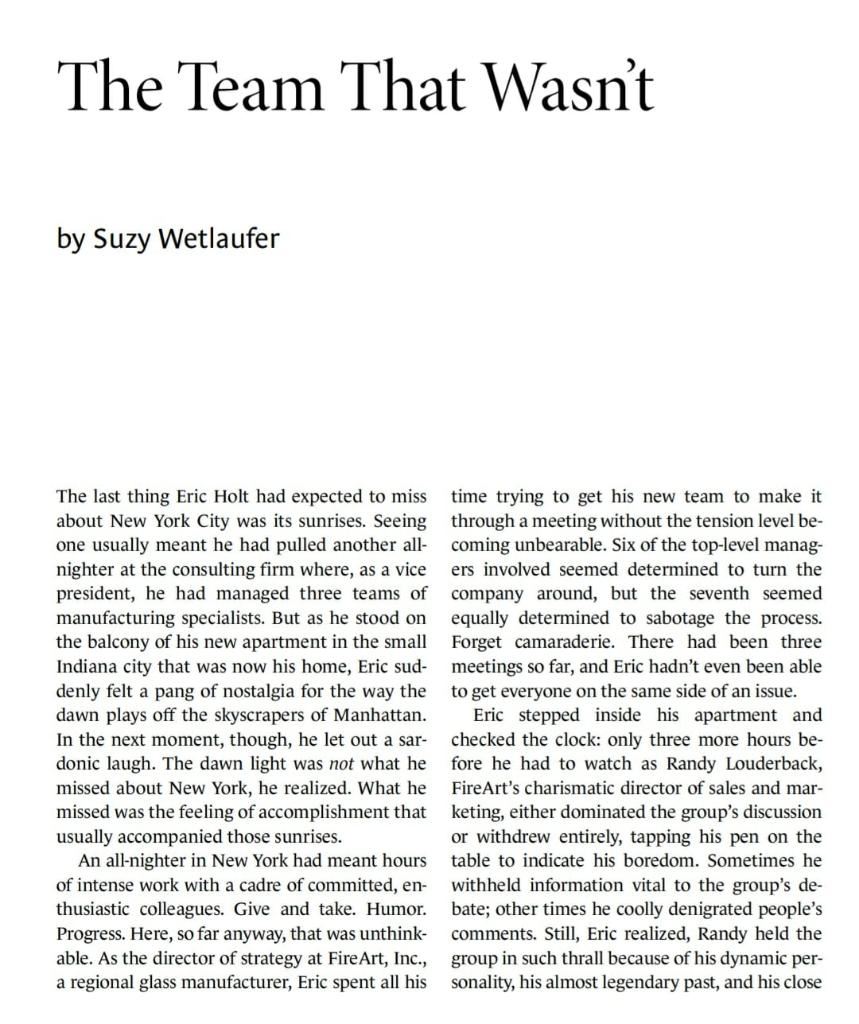 Case Study : The Team That Wasnt by Suzy