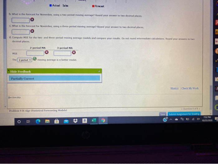 Chapter 09 Homework: Forecasting and Demand