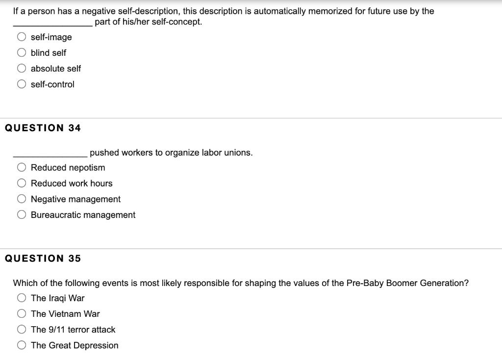 If a person has a negative self-description, this