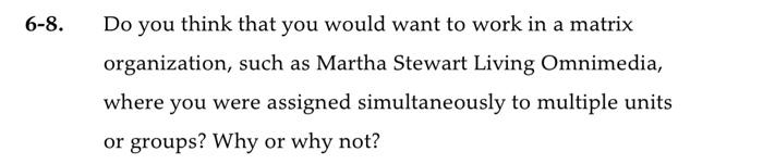 plz solve 6-8, 6-9 6-8. Do you think that you