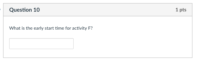 use the network diagram to answer questions 9 G