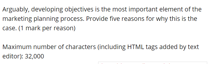 Arguably, developing objectives is the most