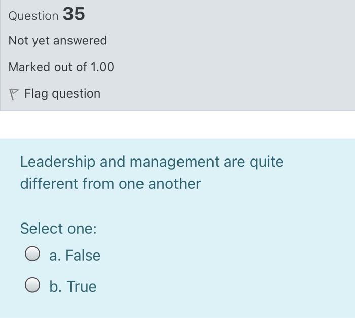 Question 35 Not yet answered Marked out of 1.00 P