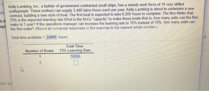 I also need the answer for 6 boats, 7 boats, and