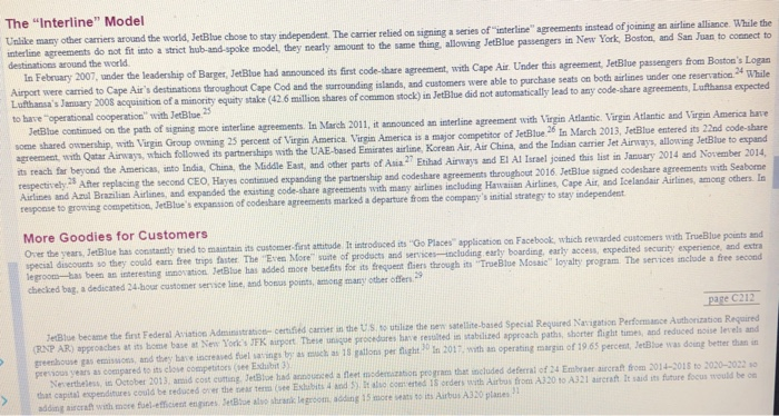CASE 28: JETBLUE AIRLINES: GETTING OVER THE