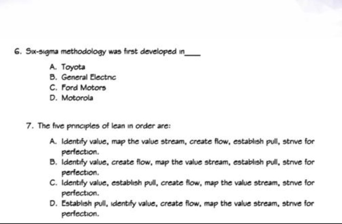 1. USL defined as A. the highest positive
