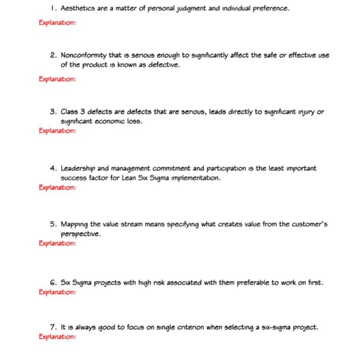 1. USL defined as A. the highest positive