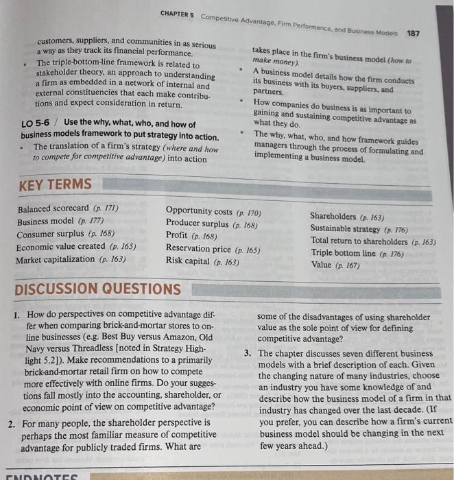 customers, suppliers, and communities in as