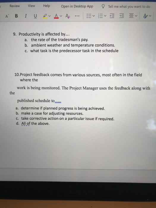 ' Ev v Av 1. Current Budget is Original Budget