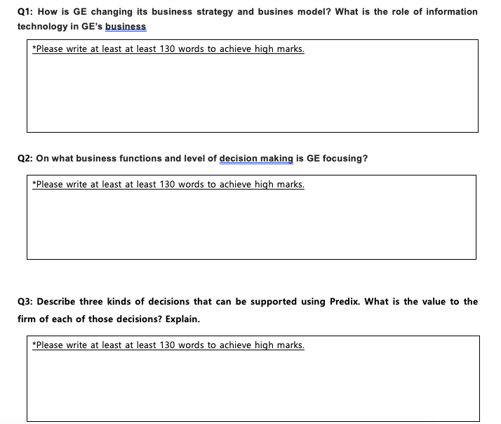 BUSINESS PROBLEM-SOLVING CASE GE Bets on the