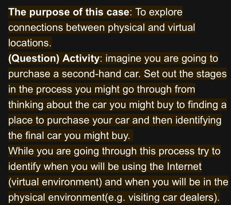The purpose of this case: To explore connections