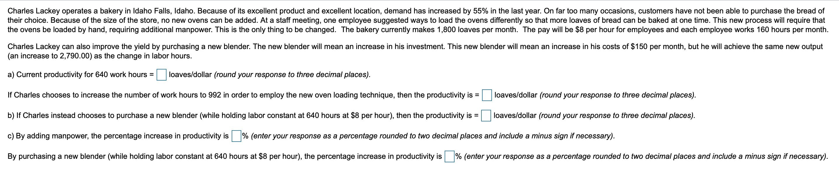 Charles Lackey operates a bakery in Idaho Falls,
